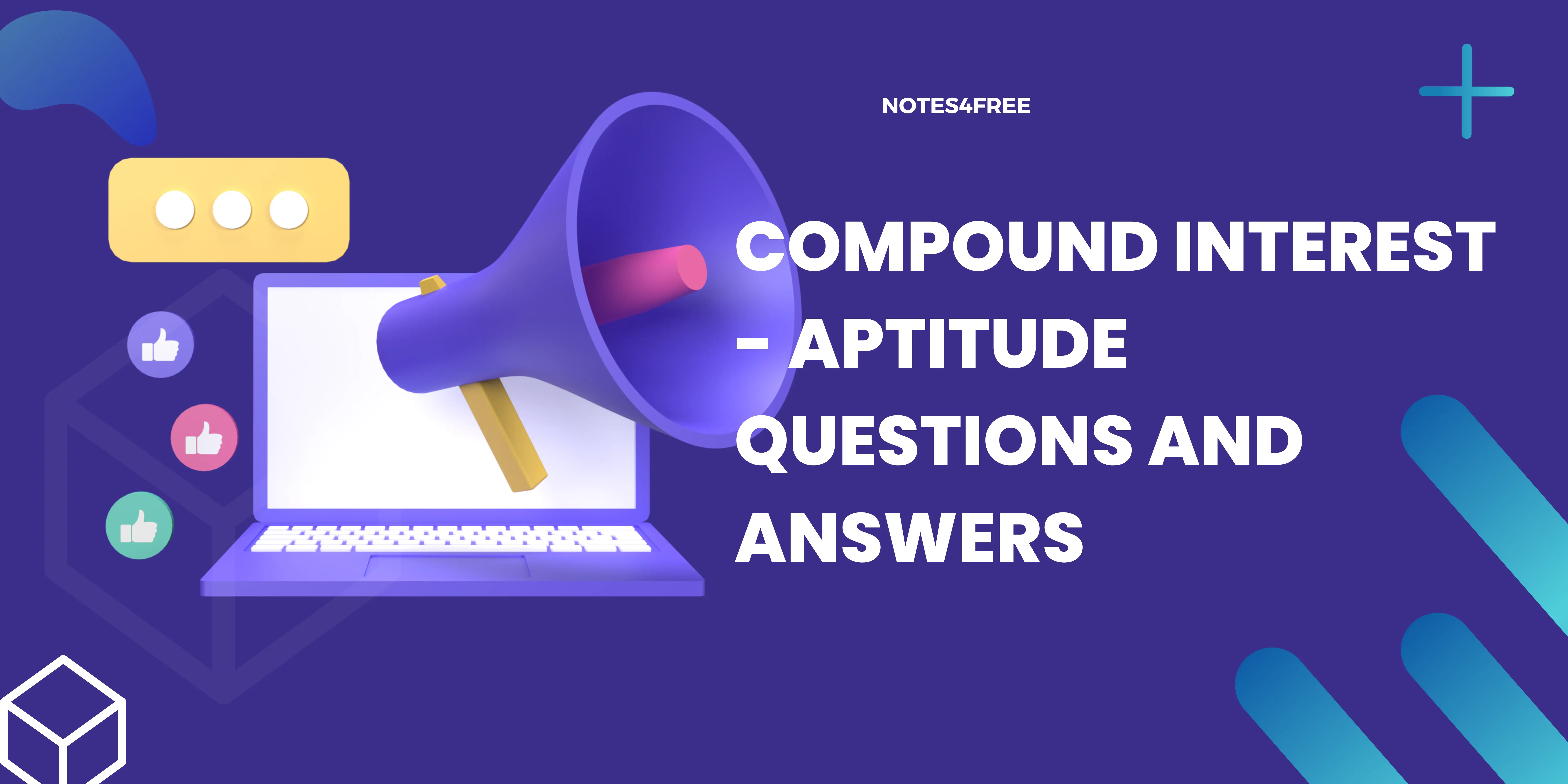 Compound Interest - Aptitude Questions and Answers