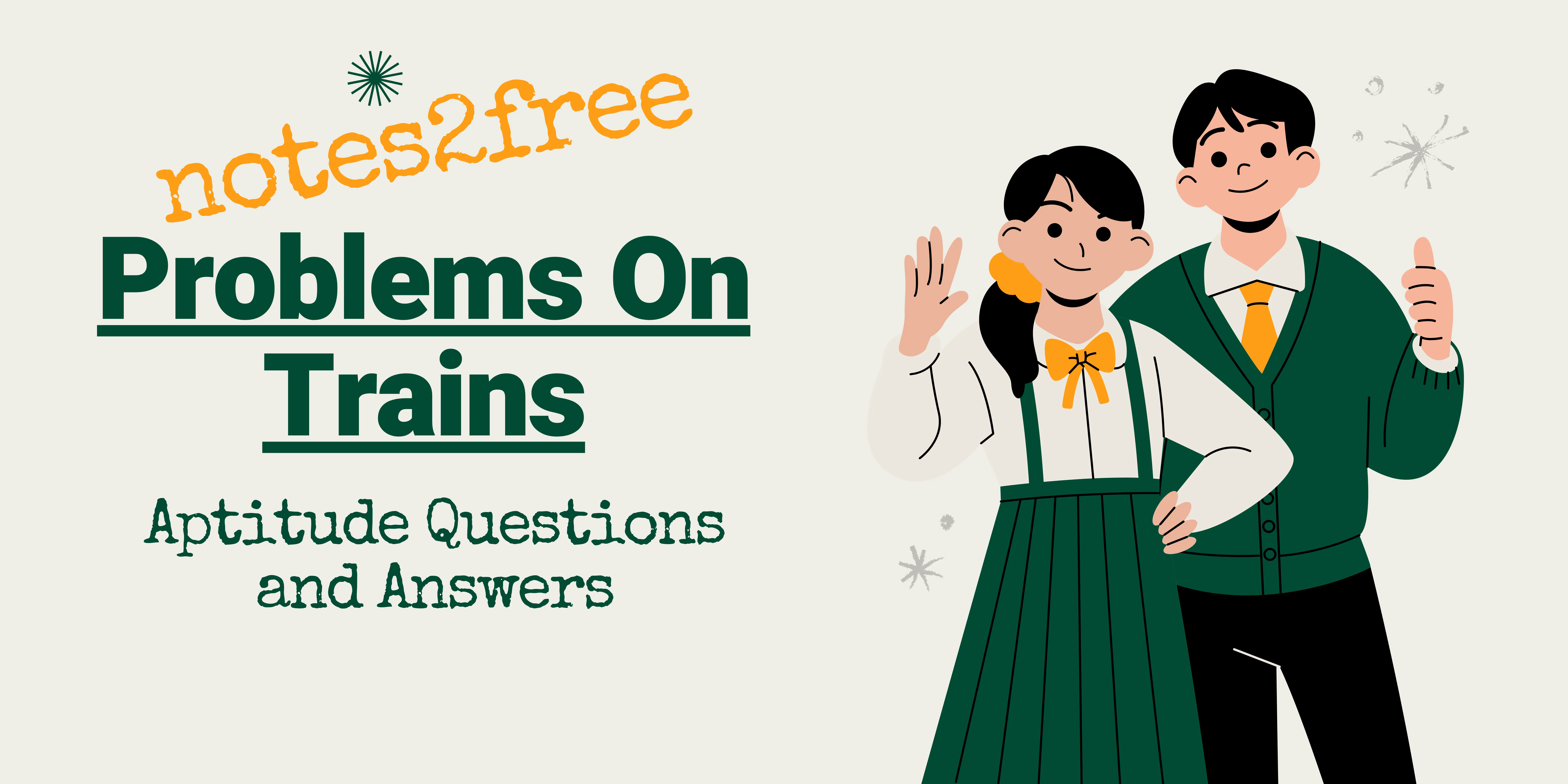 Problems On Trains  Aptitude Questions and Answers